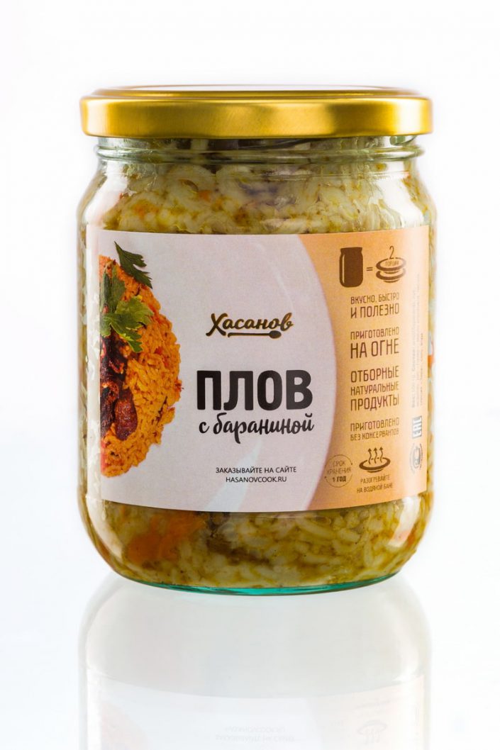 съемка банок с едой